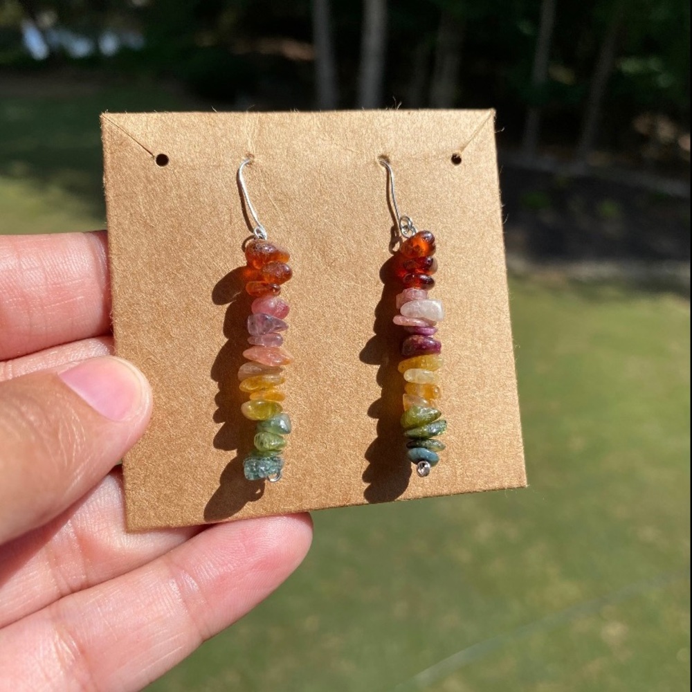 Tourmaline earrings